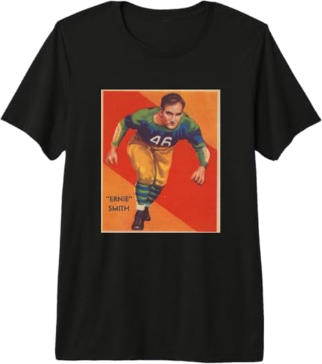 Ernie Smith 1935 Vintage Football Card Style Retro Premium Tri-Blend T-Shirt