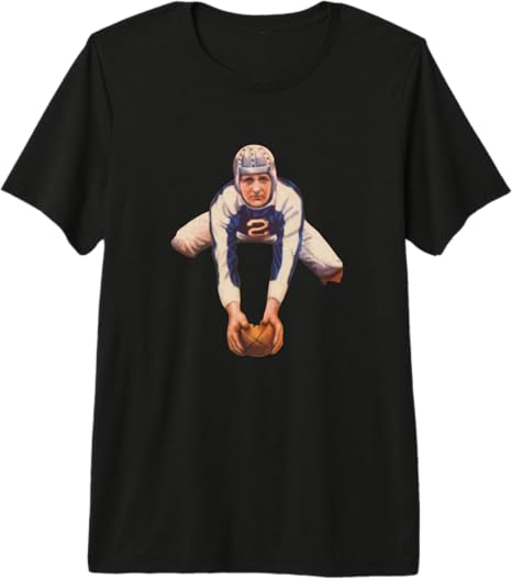 John Isola 1935 Vintage Football Card Style Retro Float Premium Tri-Blend T-Shirt