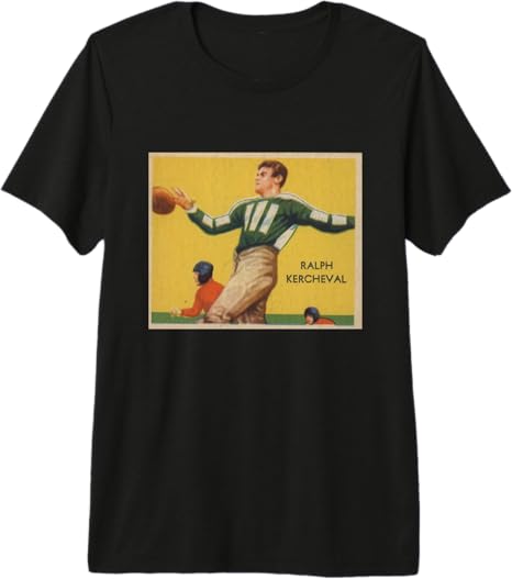 Ralph Kercheval 1935 Vintage Football Card Style Retro Premium Tri-Blend T-Shirt
